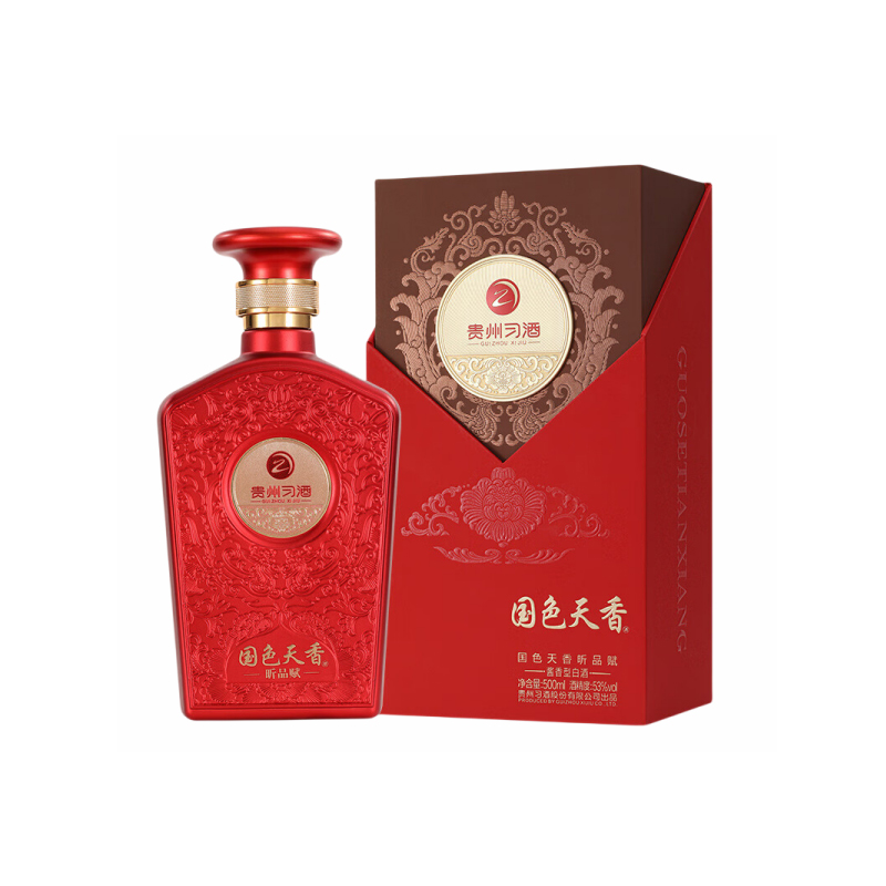 习酒国色天香-昕品赋53°1*6 500m